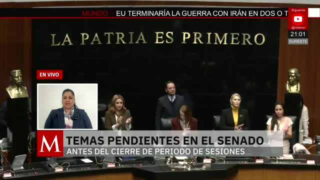 Senadores y diputados abordan temas pendientes antes del cierre | Pedro Gamboa, 31 de marzo de 2026