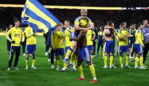 Suecia eliminó a la Polonia de Robert Lewandowski con gol de Viktor Gyokeres en los últimos minutos del partido