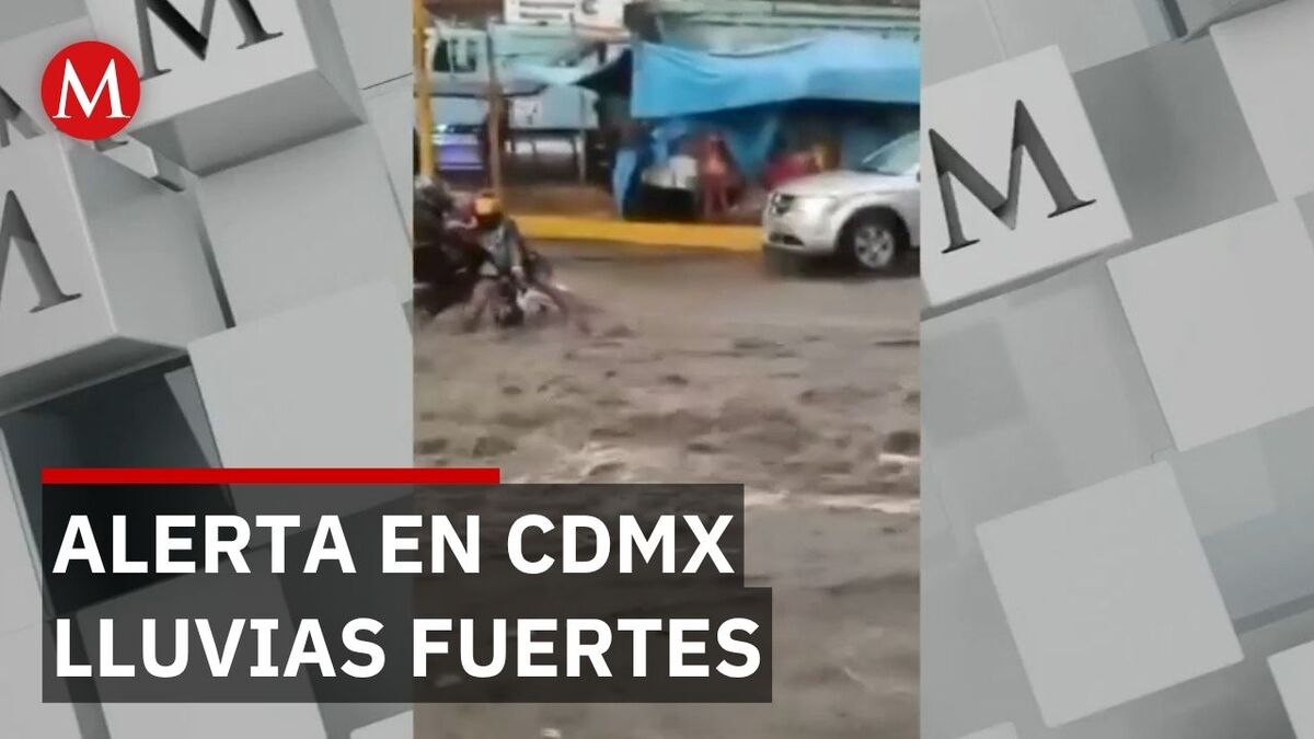 Alertan por fuertes lluvias en la Ciudad de México