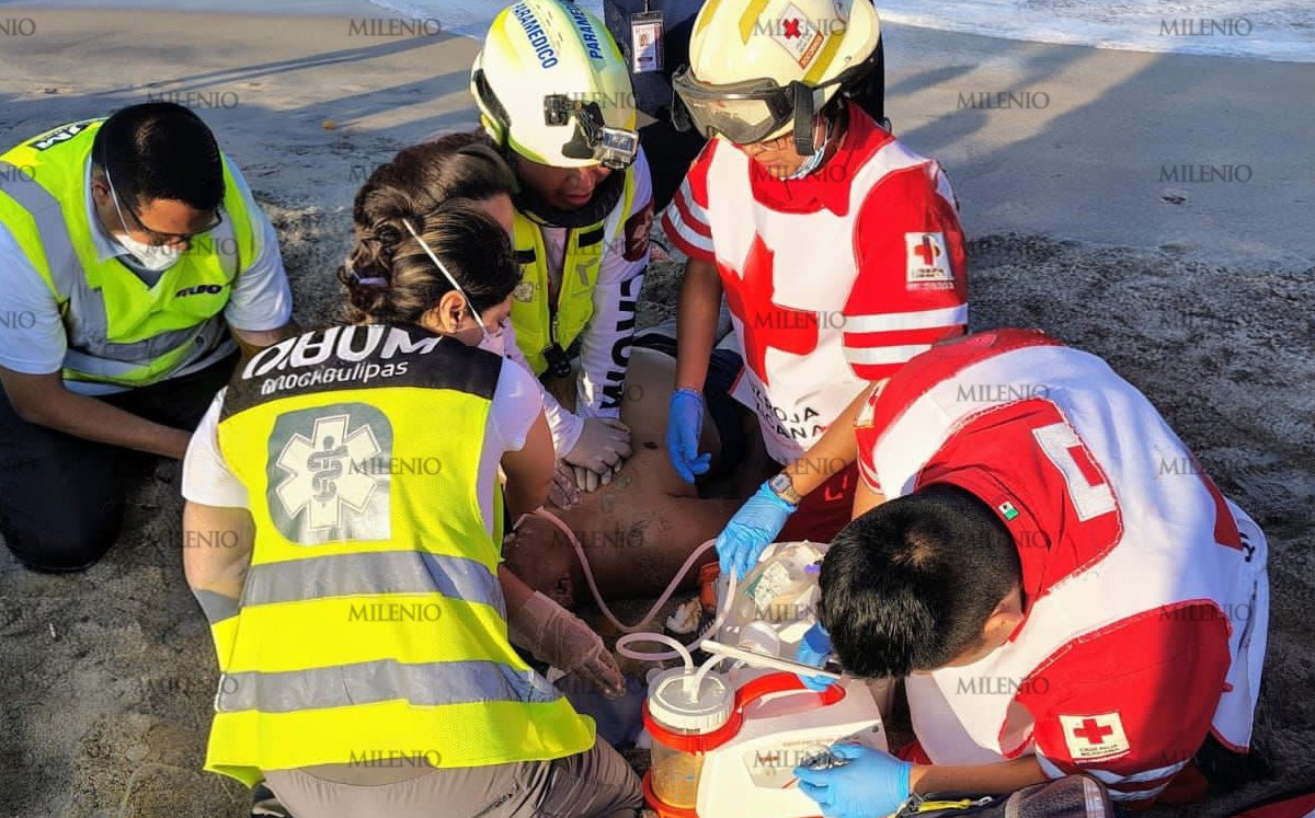 Bañista pierde la vida en playa de Tamaulipas.|