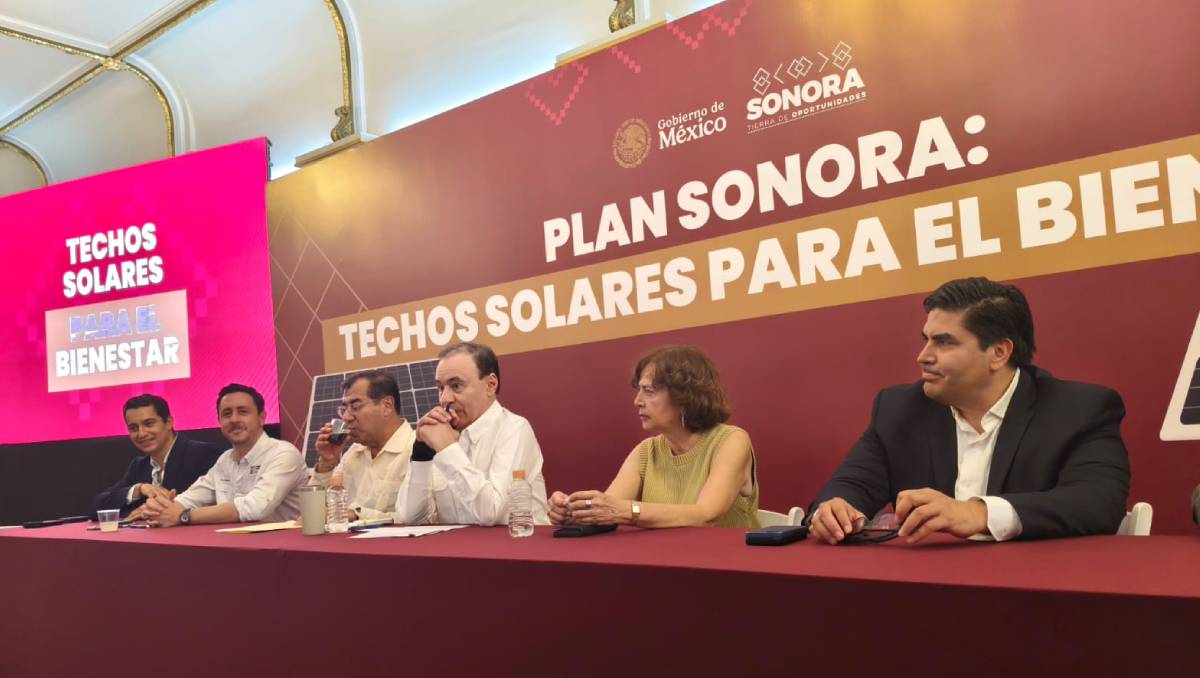 CFE, Sener y gobierno de Sonora.  Foto: Especial