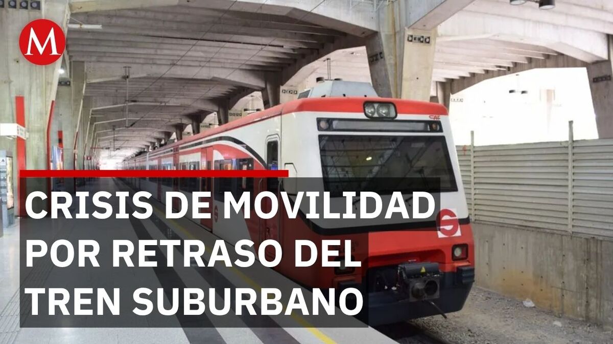 El contraste del Tren Suburbano: estaciones incompletas y vecinos atrapados en el caos vial
