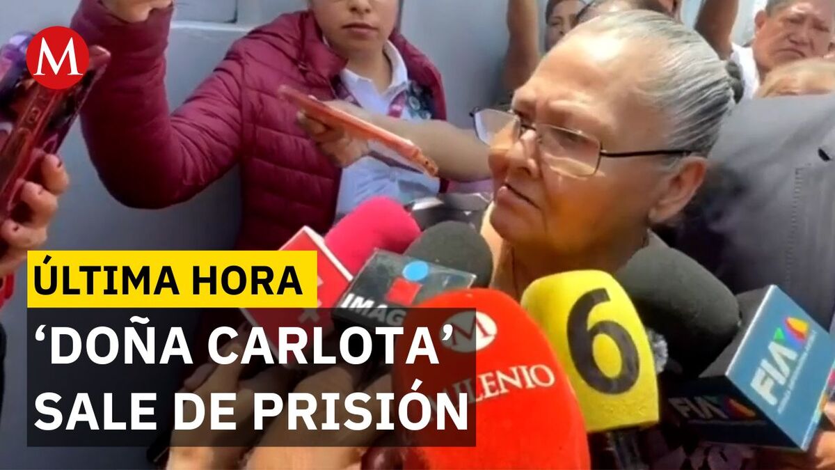 'Doña Carlota' sale del penal de Chalco tras prisión domiciliaria