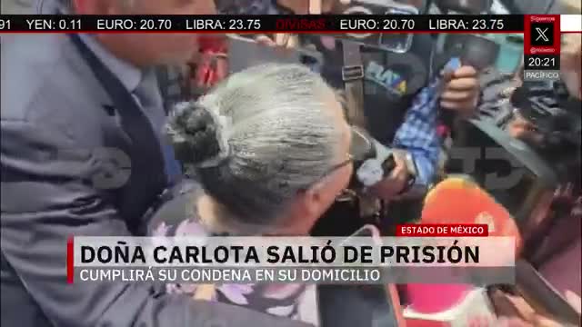 Doña Carlota sale de prisión para llevar arresto domiciliario | Elisa Alanís, 1 de abril de 2026