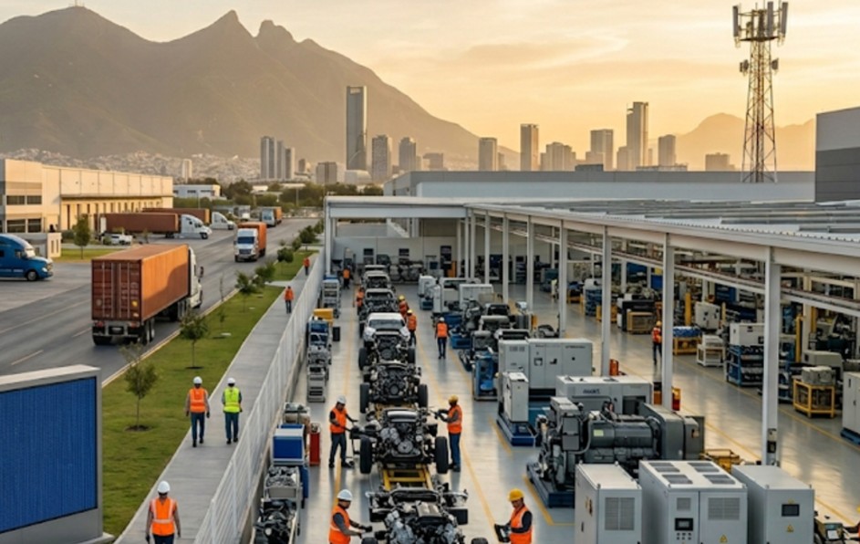 La entidad lidera a nivel nacional la exportación de accesorios y equipos de generación de energía eléctrica. | Imagen generada por Gemini