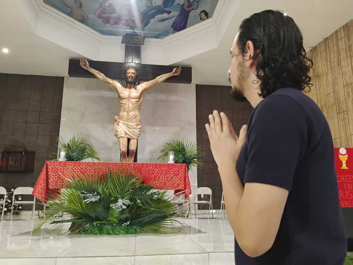 Fieles se preparan para representación del Viacrusis | Sergio Sánchez