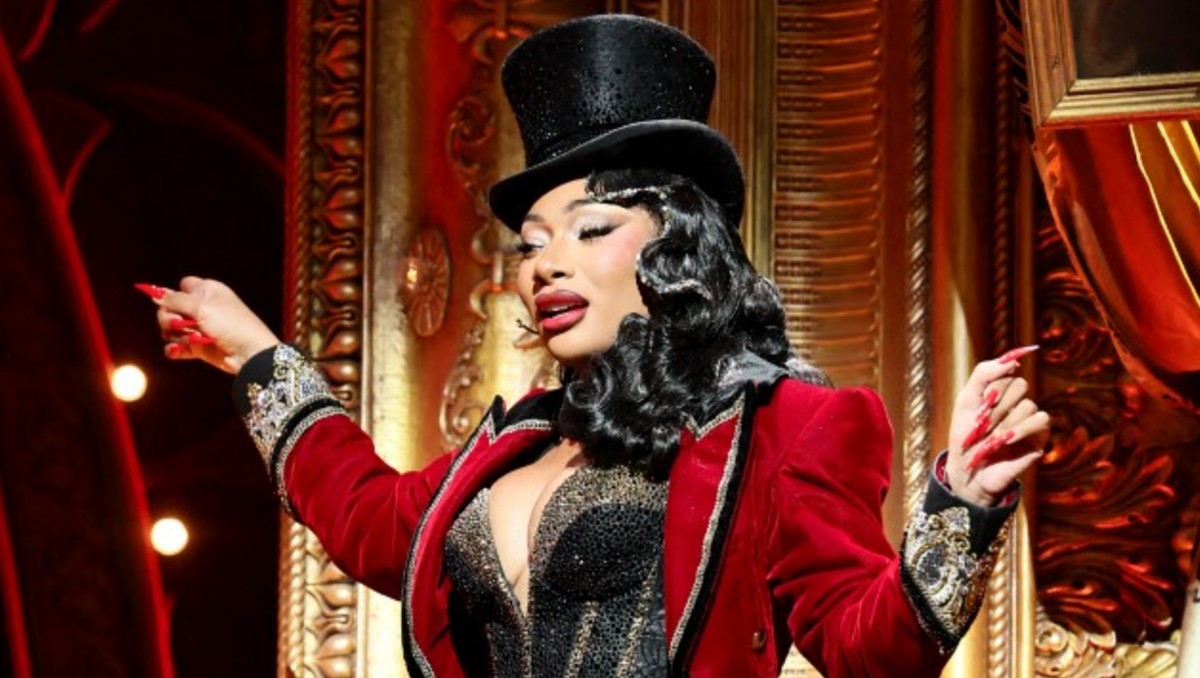 La rapera durante su participación en el musical. | AFP