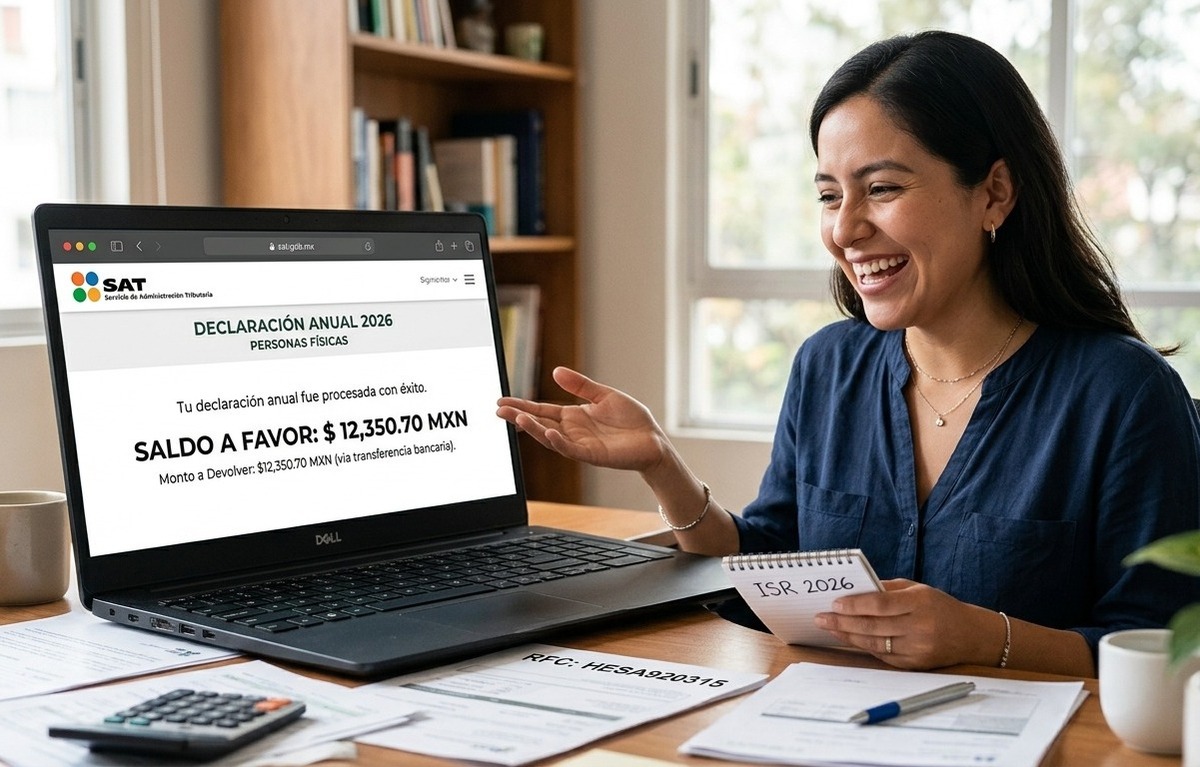 El portal del SAT cuenta con un precálculo con autoridad fiscal. Aquí te decimos cómo verificarlo. | Imagen generada con IA