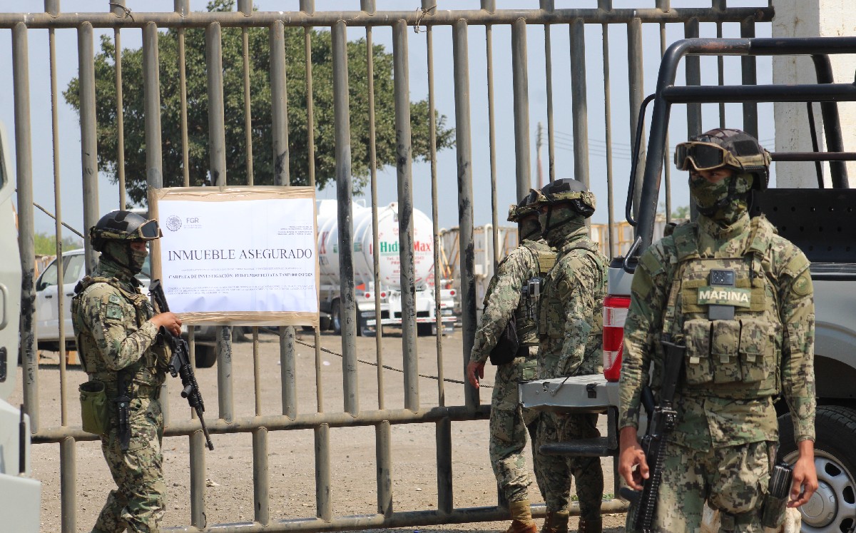 Predio incautado por huachicol. | Yazmín Sánchez