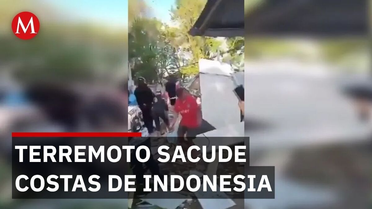 Registran terremoto de magnitud 7.4 en Indonesia; activan alerta de tsunami
