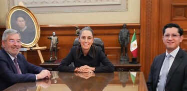 Sheinbaum se reunió con Juan Ramón de la Fuente y Roberto Velasco