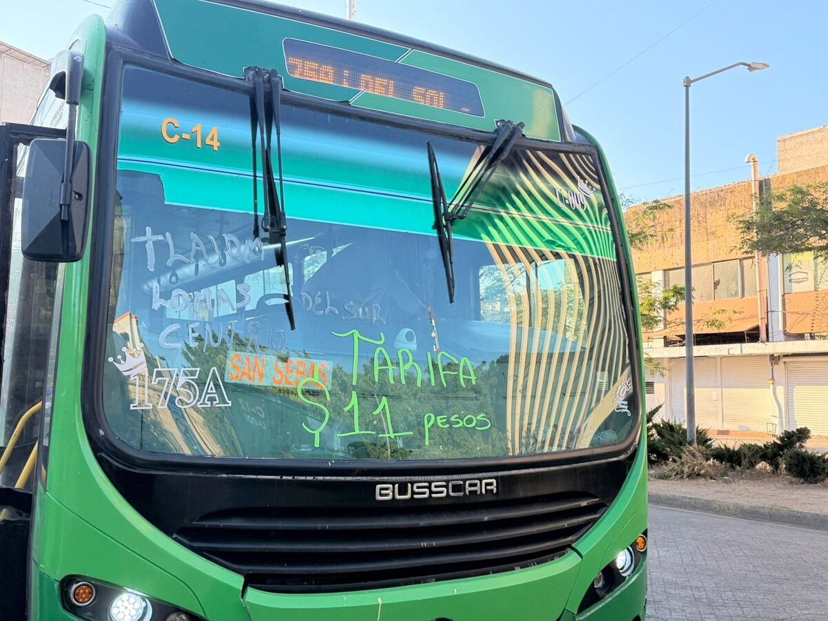 Entra en vigor aumento al transporte en Jalisco; se logró solo un aumento a 11 y no a 14 pesos como se planeaba