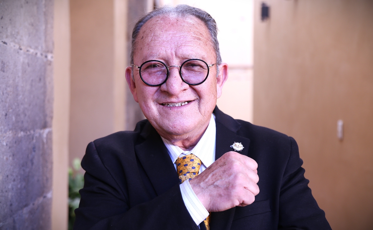 El artista Ariosto Otero. Representante del muralismo mexicano, su obra se extiende por el siglo XX y el XXI. (Foto: Juan Carlos Aguilar)