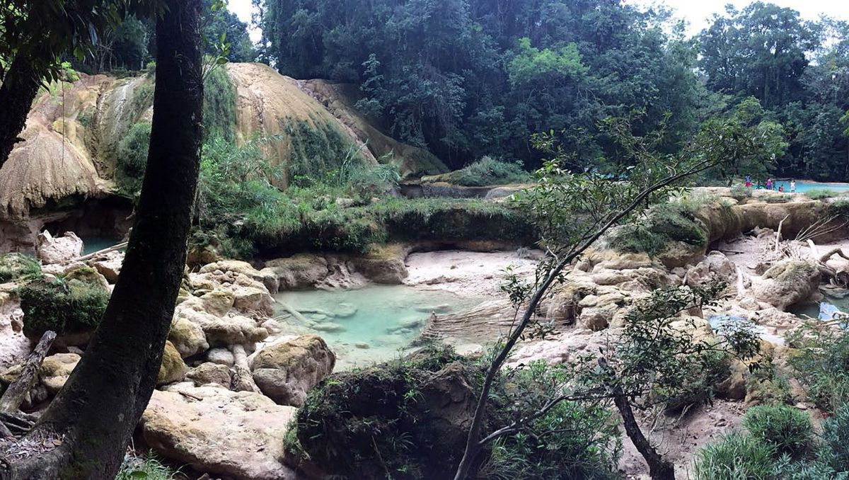 Colapso en cascadas de Chiapas no dejó personas lesionadas. | Especial