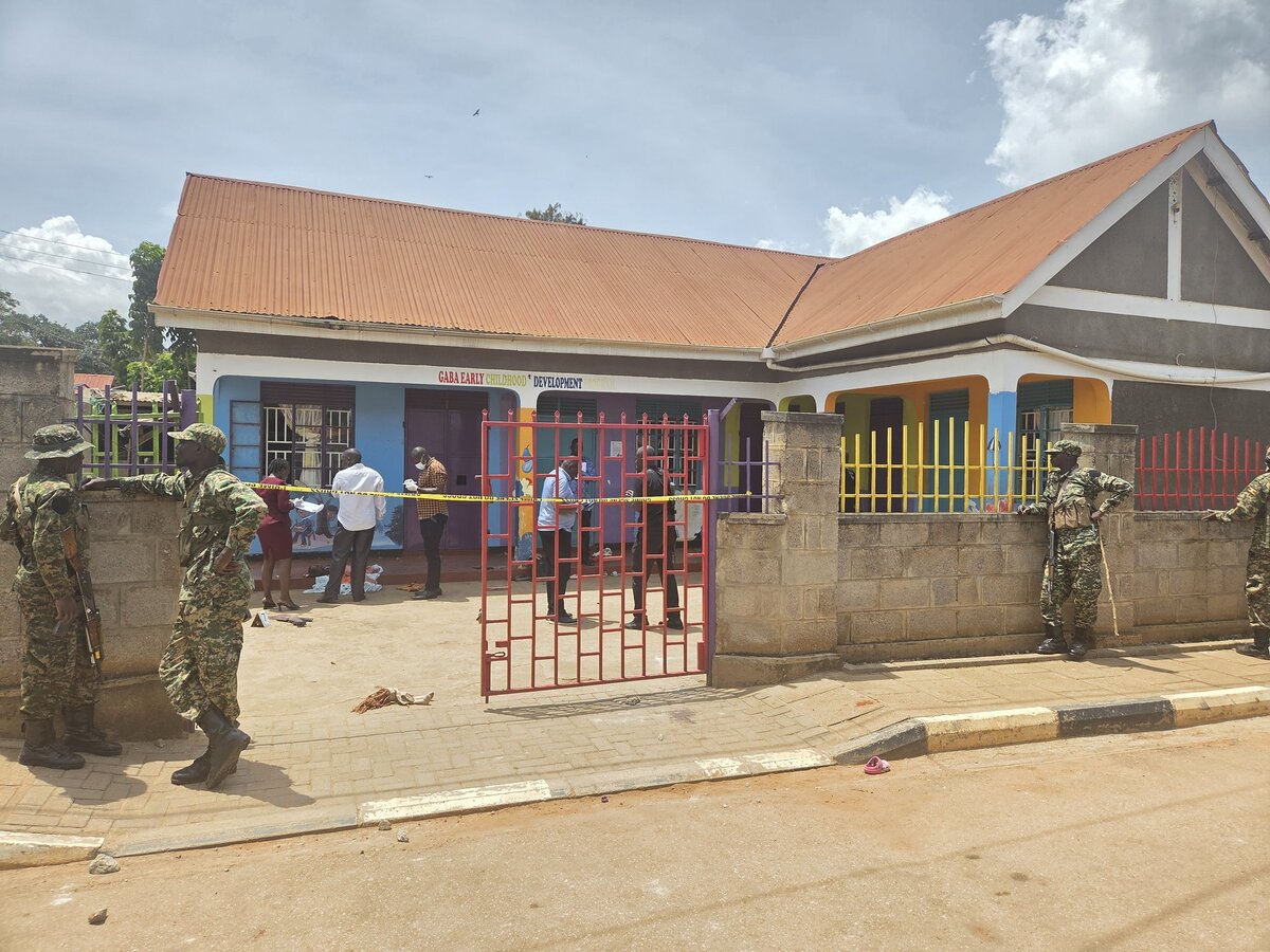 Colegio en la capital de Uganda, Kampala tras el atentado. | Foto: Policía de Uganda