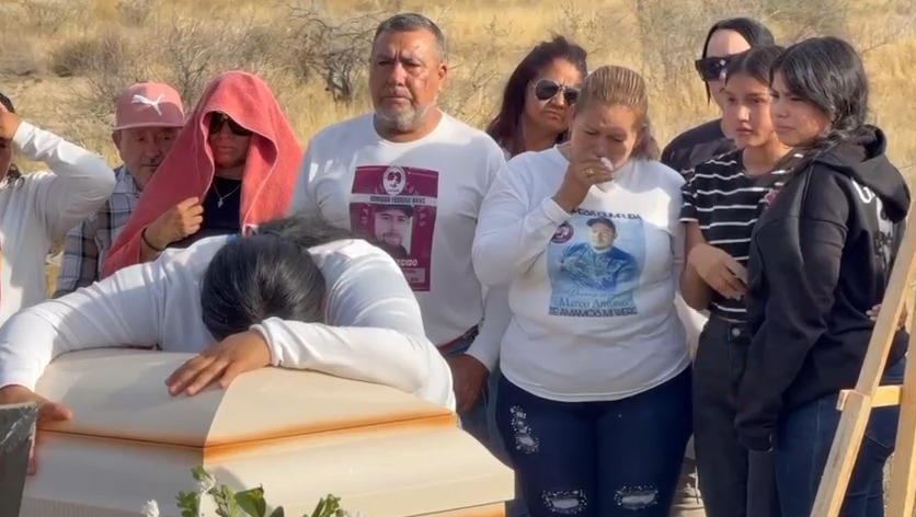 El cuerpo de Marco Antonio Sauceda Rocha fue despedido tras años de búsqueda (Especial)