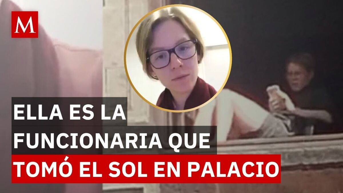 ¿No era IA? Todo sobre la exfuncionaria que captaron 'tomando sol' en Palacio Nacional
