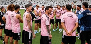 El Inter Miami y Lionel Messi entrenaron en el nuevo estadio ante el público previo a la inauguración del Nu Stadium cuando reciban al Austin FC