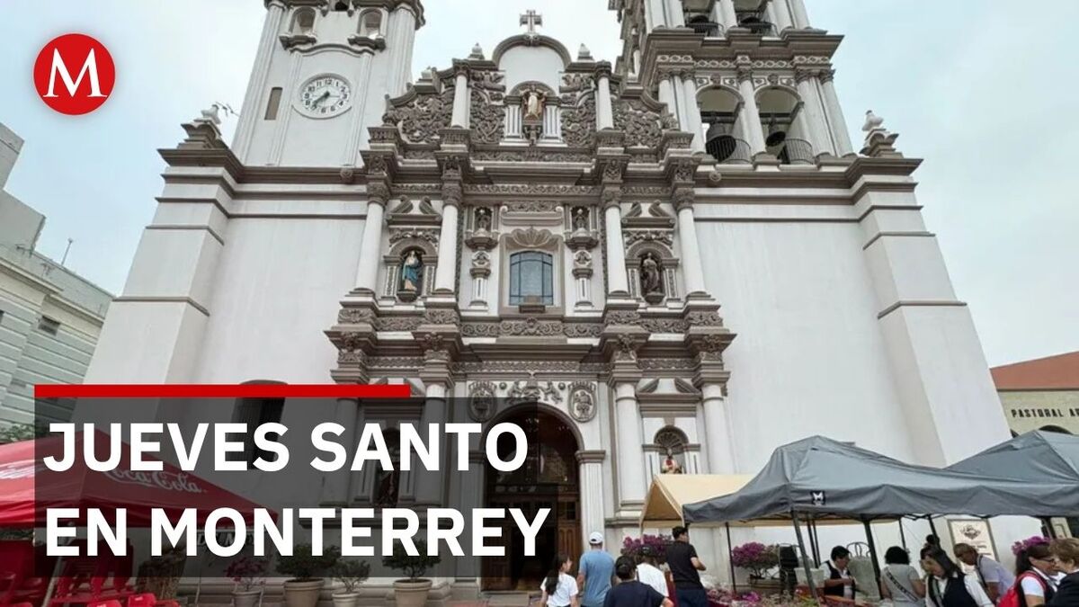 Los regios inician la visita de los 7 templos en la Catedral