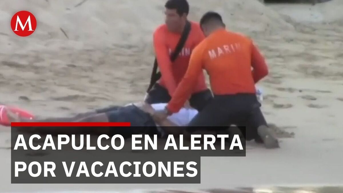 Operativo de rescate en Acapulco por vacaciones de Semana Santa