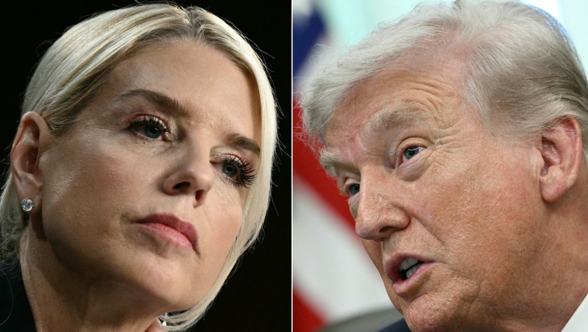 Pam Bondi, fiscal general despedida por Trump. Foto: AFP