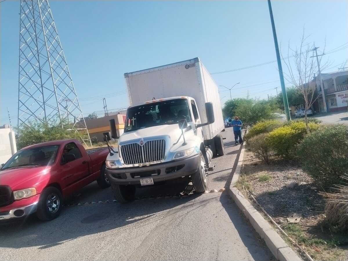 El percance tuvo lugar la tarde del miércoles sobre bulevar San Carlos. | Especial