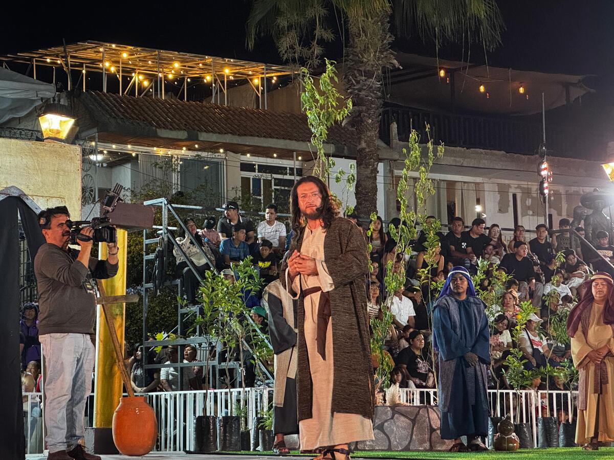 Performance de la Judea 2026 en Tlaquepaque. (Usi Toledo)