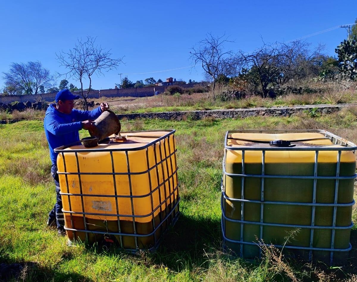 Desde el 2021 se reportó a Pemex la existencia de un fuerte olor a hidrocarburo. (Foto: especial)