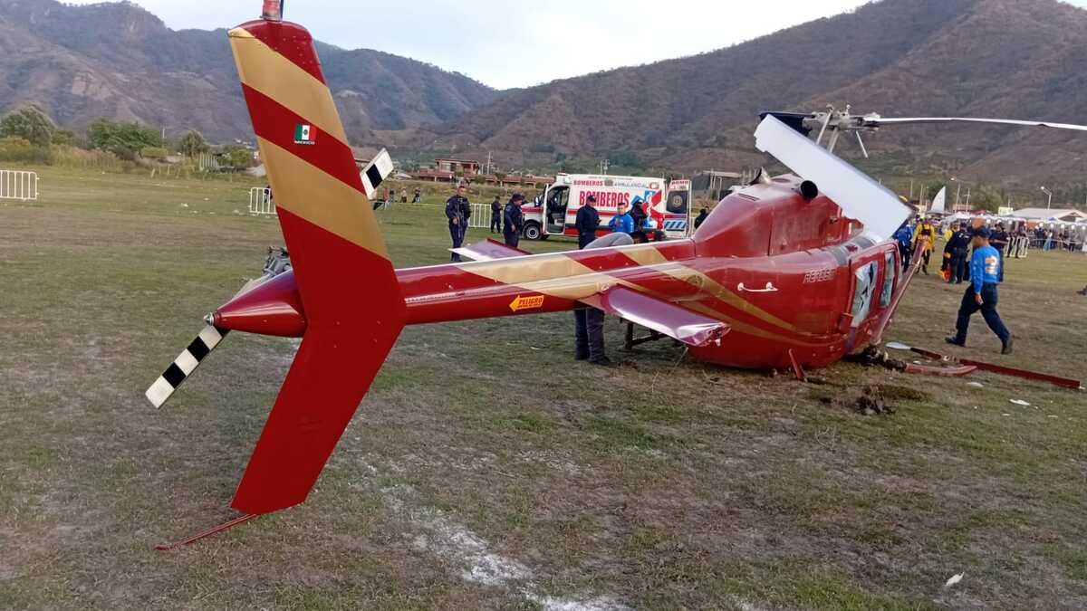 La aeronave que se desplomó fue un helicóptero tipo Bell Ranger III. | Especial