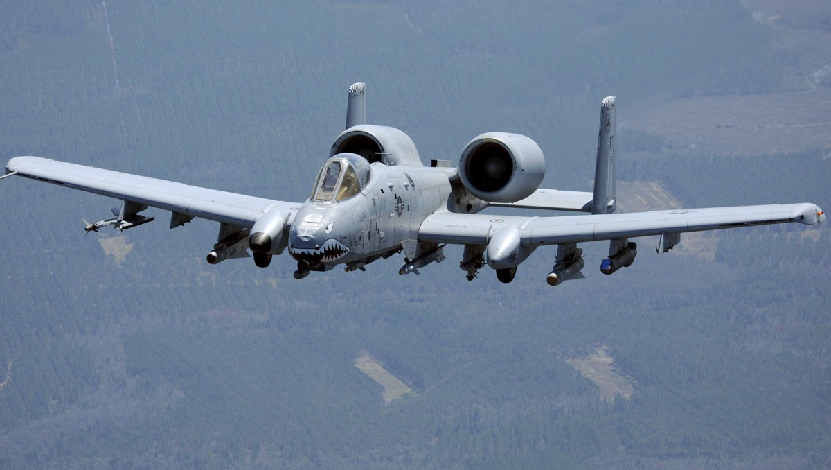 El avión afectado es un A-10 Warthog. | Foto: Air Force U.S