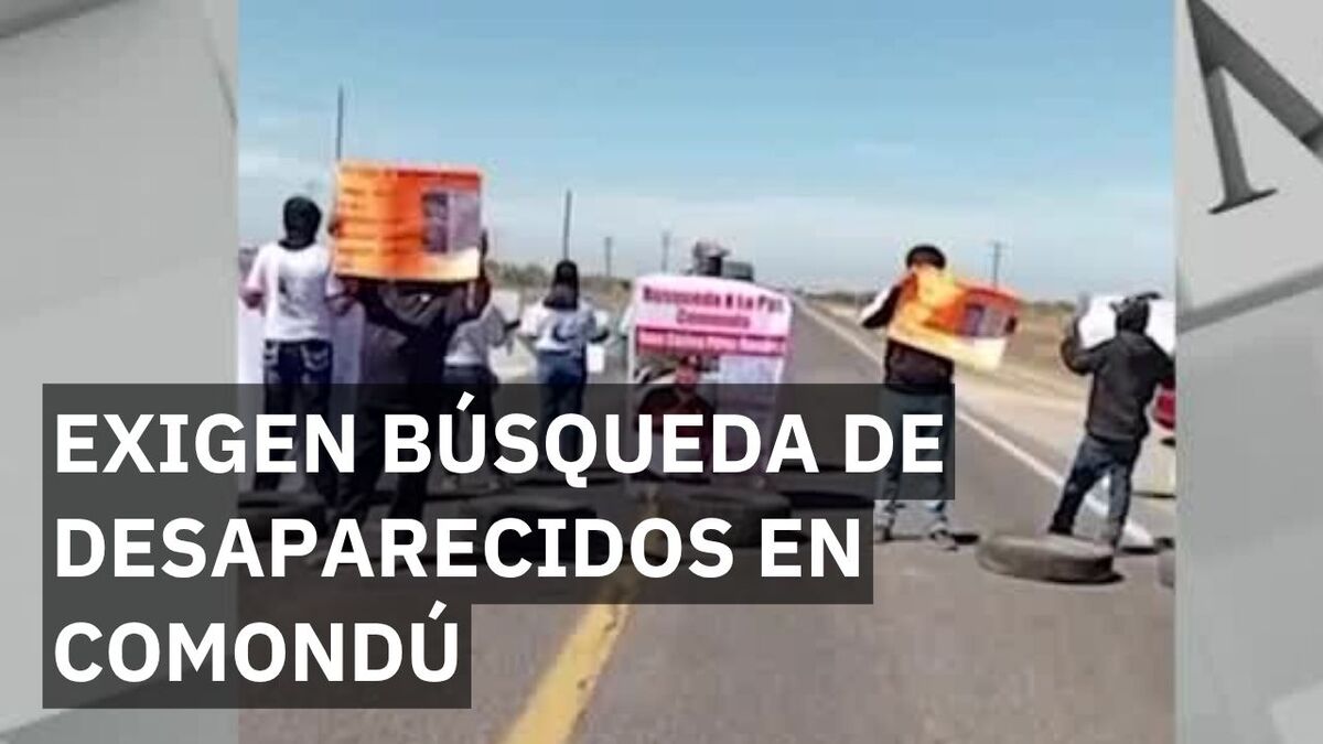 Bloqueo de carretera Comondú para exigir búsqueda de desaparecidos