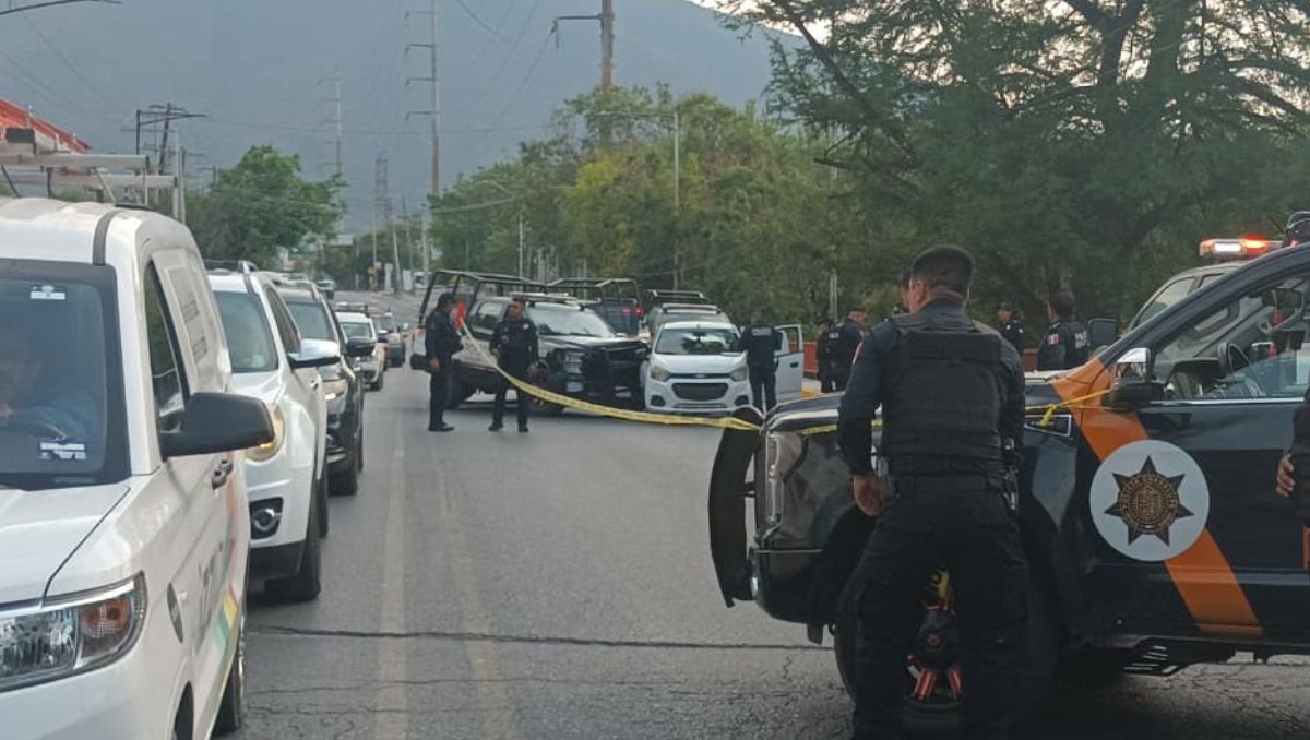 Tras el choque, uno de los tres presuntos infractores resultó herido. | Lolita Lastra