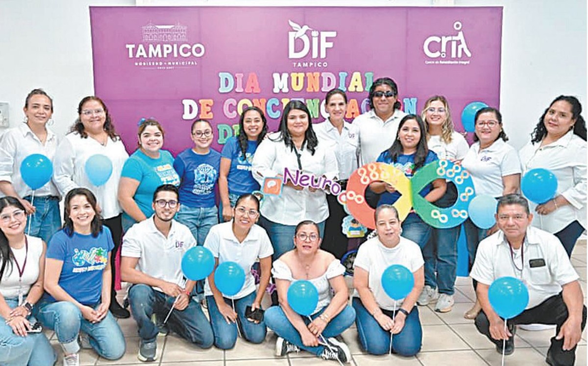 Conmemoración Día mundial del Autismo en Tampico. | Especial