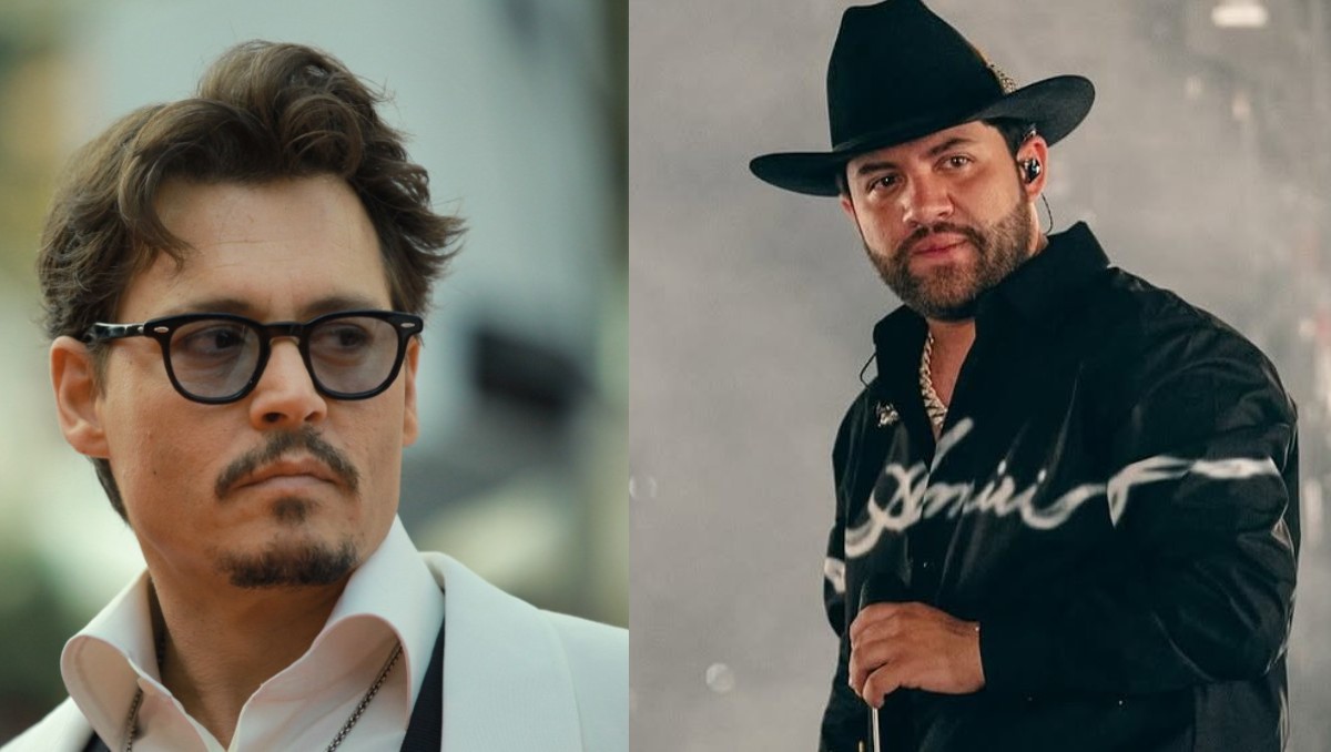 Hombres maltratados en el espectáculo: De Luis R. Conriquez a Johnny Depp. | FOTO:  Luis R. Conriquez y Johnny Depp