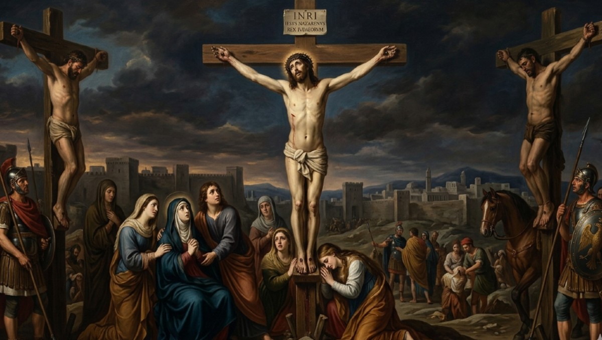Jesucristo crucificado durante la Pasión según los Evangelios de la Biblia católica. | FOTO: MILENIO