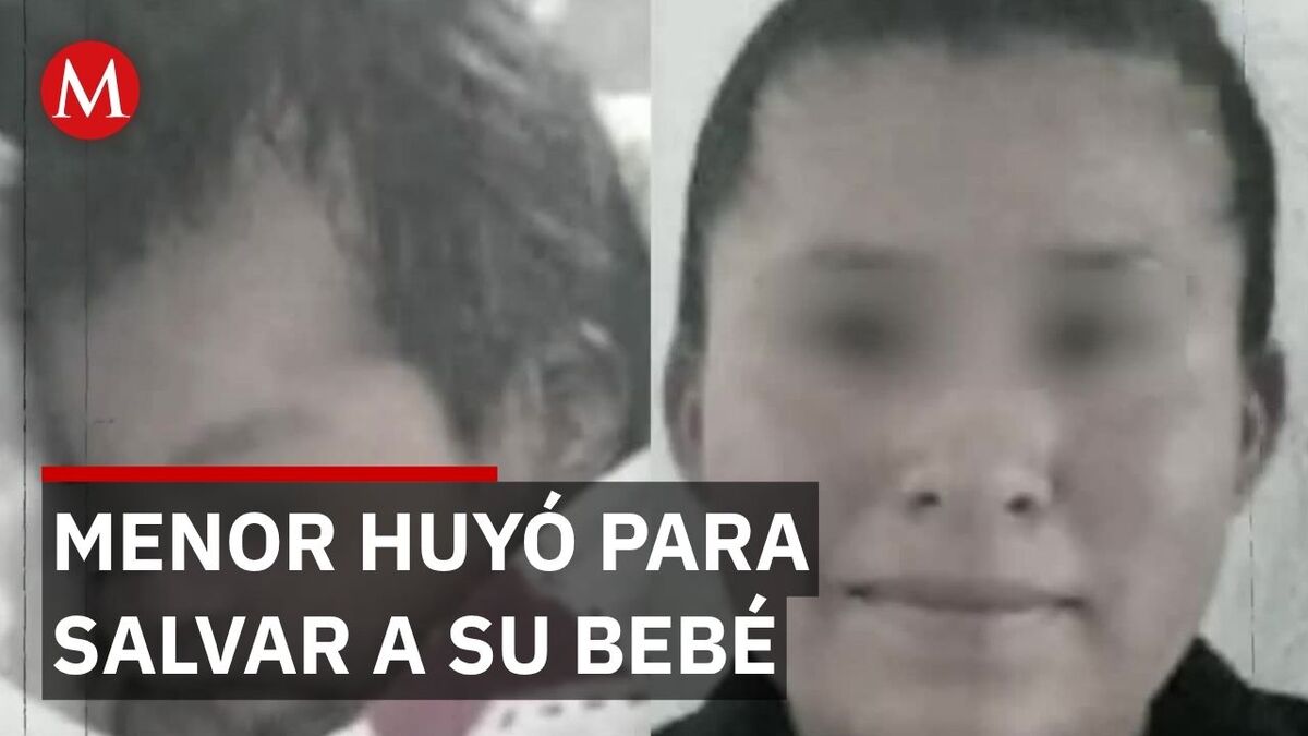 Niña de 13 años huye de las autoridades para proteger a su hijo en Puebla
