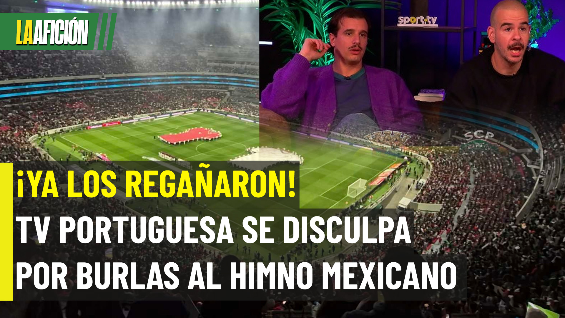 Medio portugués se disculpa tras burla al Himno Nacional Mexicano