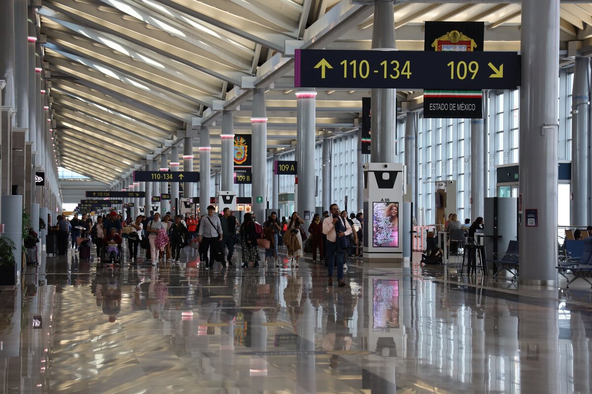 La Presidenta compartió imágenes del AIFA en sus redes sociales. | X