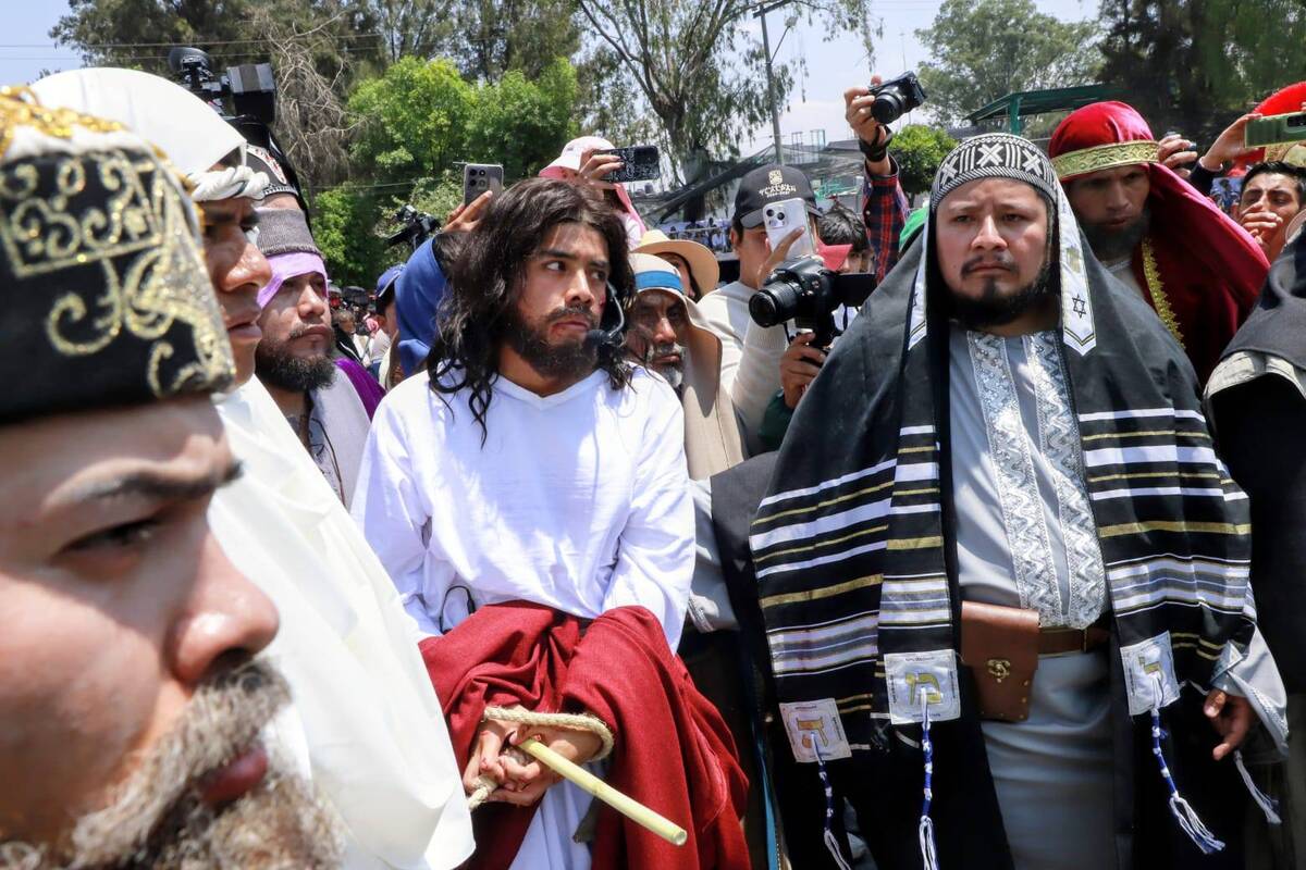 183 Representación de la Semana Santa Iztapalapa Foto: Juan Carlos Bautista