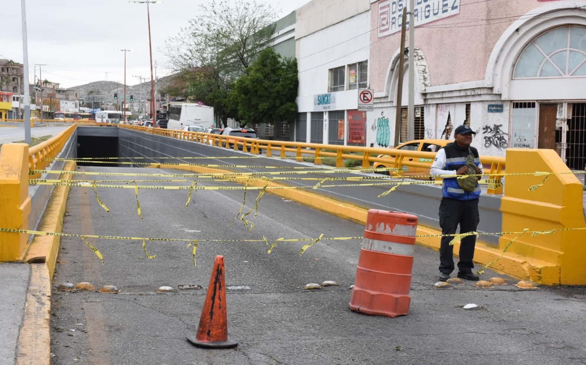 Afectaciones por lluvia en Torreón. | Foto: Roberto Amaya