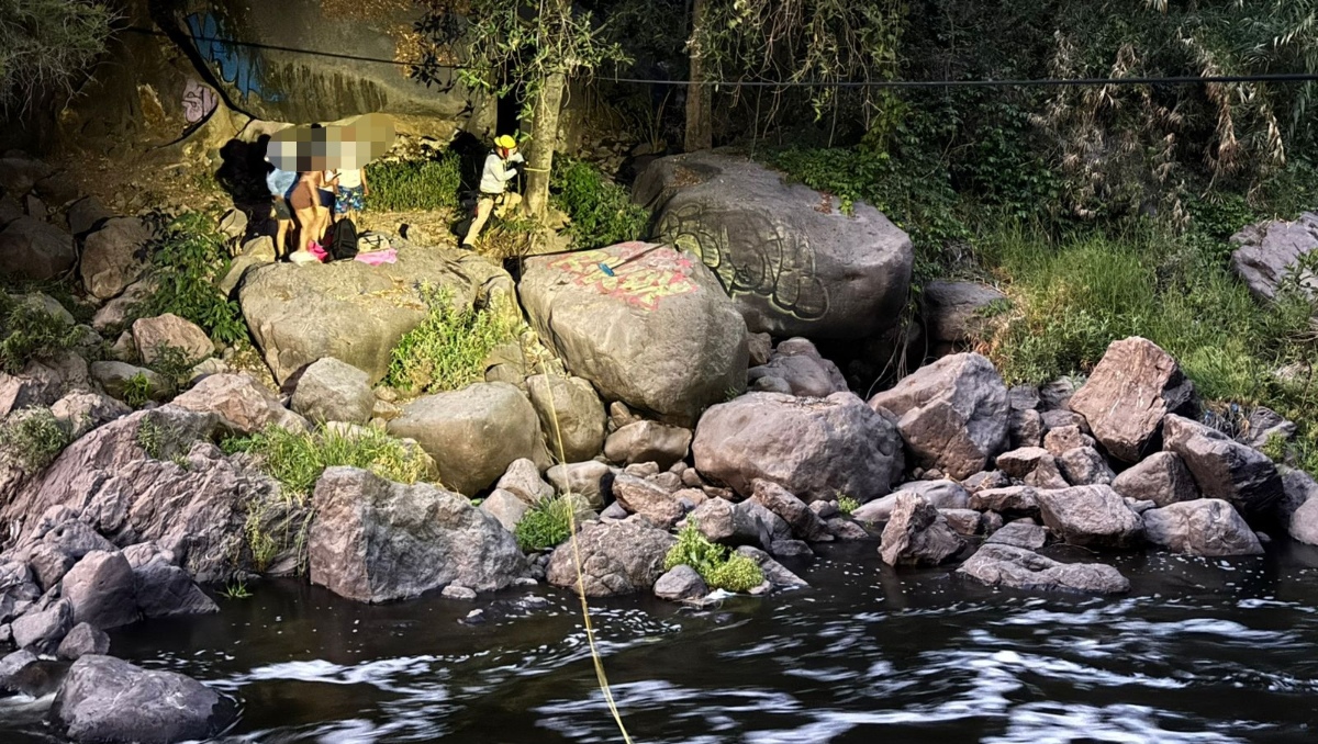 Autoridades piden a los visitantes atender las indicaciones y evitar cruzar la corriente del río (Foto: Cortesía)