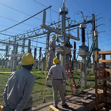 CFE realiza la modernización de subestaciones en Tamaulipas.