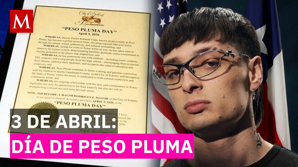 Declaran 'día de Peso Pluma' en Texas: el emotivo regreso de la 'Doble P'