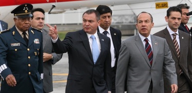 Genaro García Luna y Felipe Calderón