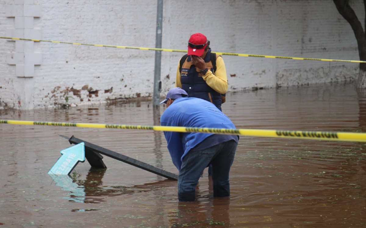 Inundaciones y afectaciones tras las lluvias en La Laguna de Durango. | Foto: Rolando Riestra