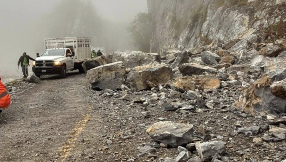 Las lluvias registradas han provocado múltiples deslaves. Foto: Especial