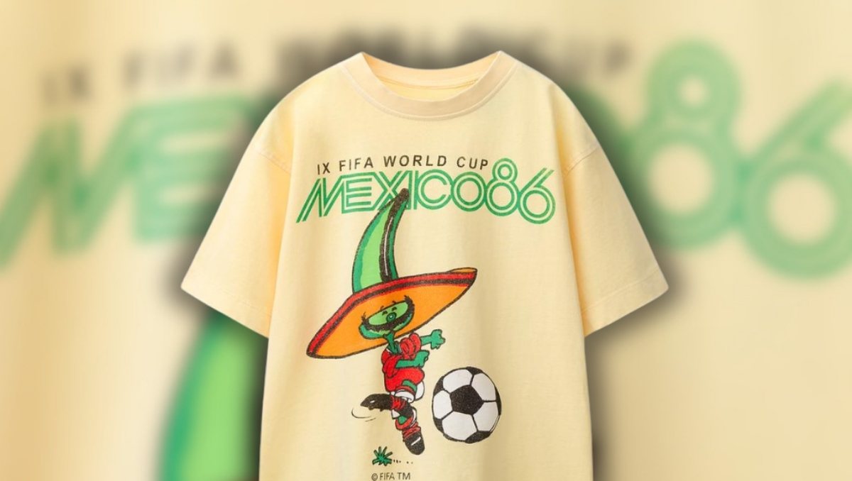 Marca famosa de ropa comete gran error en playera conmemorativa del Mundial de México 1986 (www.zara.com)