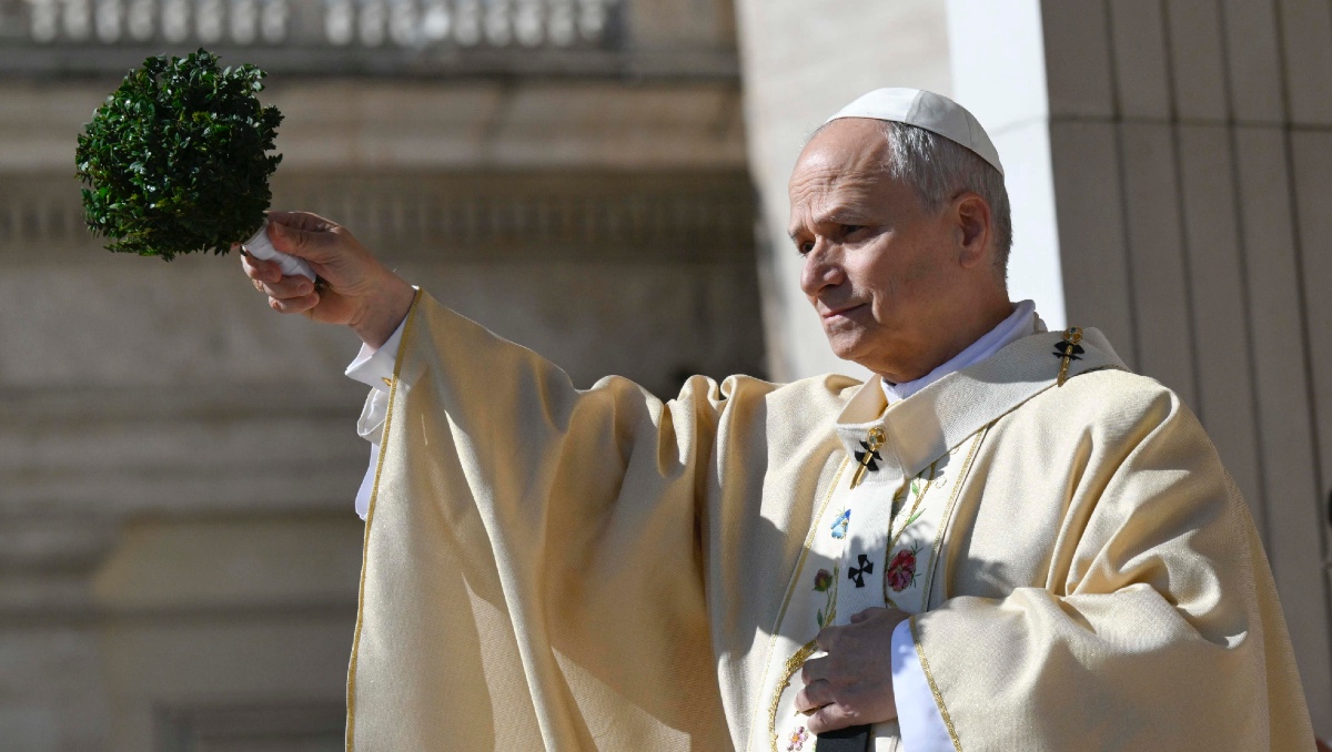 Papa León XVI impartió la bendición 'Urbi et Orbi'. | EFE