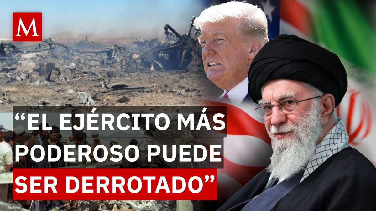 ¡Respuesta de Irán! Exhiben imágenes de naves de EU derribadas