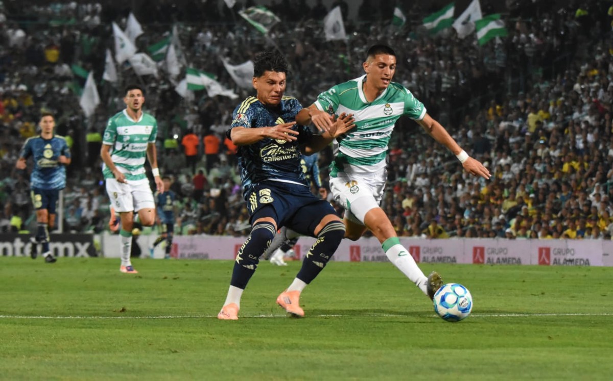 Santos vs América en el TSM. | Foto: Roberto Amaya